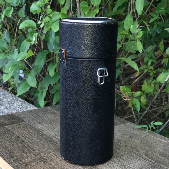 1970s Vintage Black VIVITAR Hinged Lid Foam Lined Camera Lens Carrying Case - Picture 15 of 15